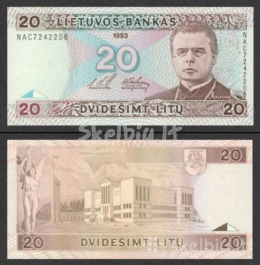 Pirksiu lietuvoje išleistus bonknotus - nuotraukos Nr. 3