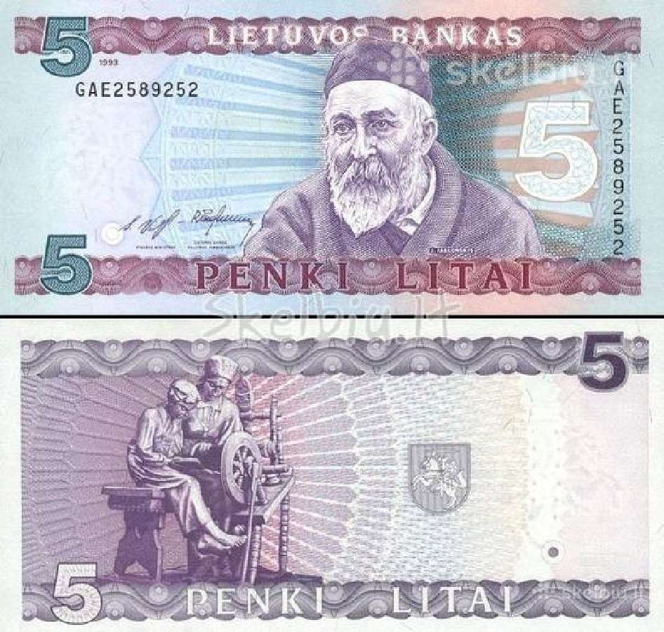 Pirksiu lietuvoje išleistus bonknotus - nuotraukos Nr. 5
