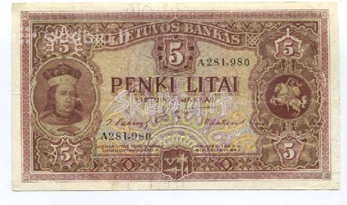 Pirksiu lietuvoje išleistus bonknotus - nuotraukos Nr. 7