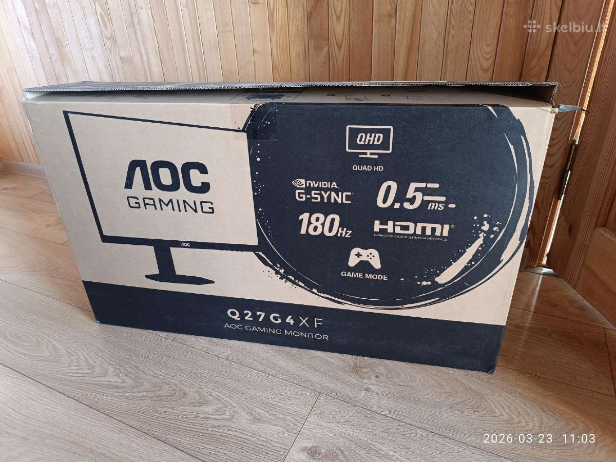 Aoc Q27g4xf (180hz, Qhd) dalims / remontui - nuotraukos Nr. 2