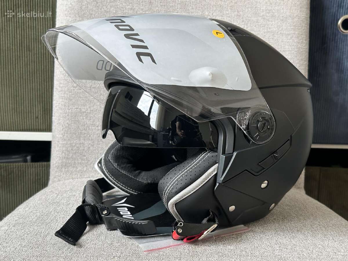 Motociklo šalmas Novic Skidd L dydis 60€