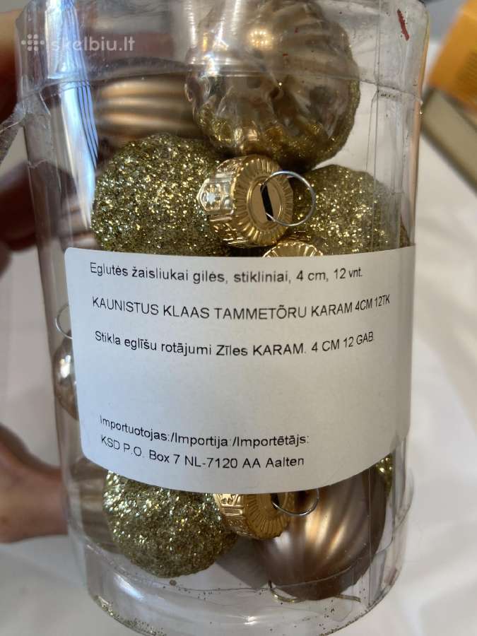 Stikliniai eglutės žaisliukai - nuotraukos Nr. 6