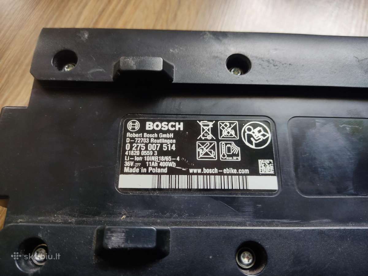 Baterija Bosch elektrinio dviračio Garantija - nuotraukos Nr. 3
