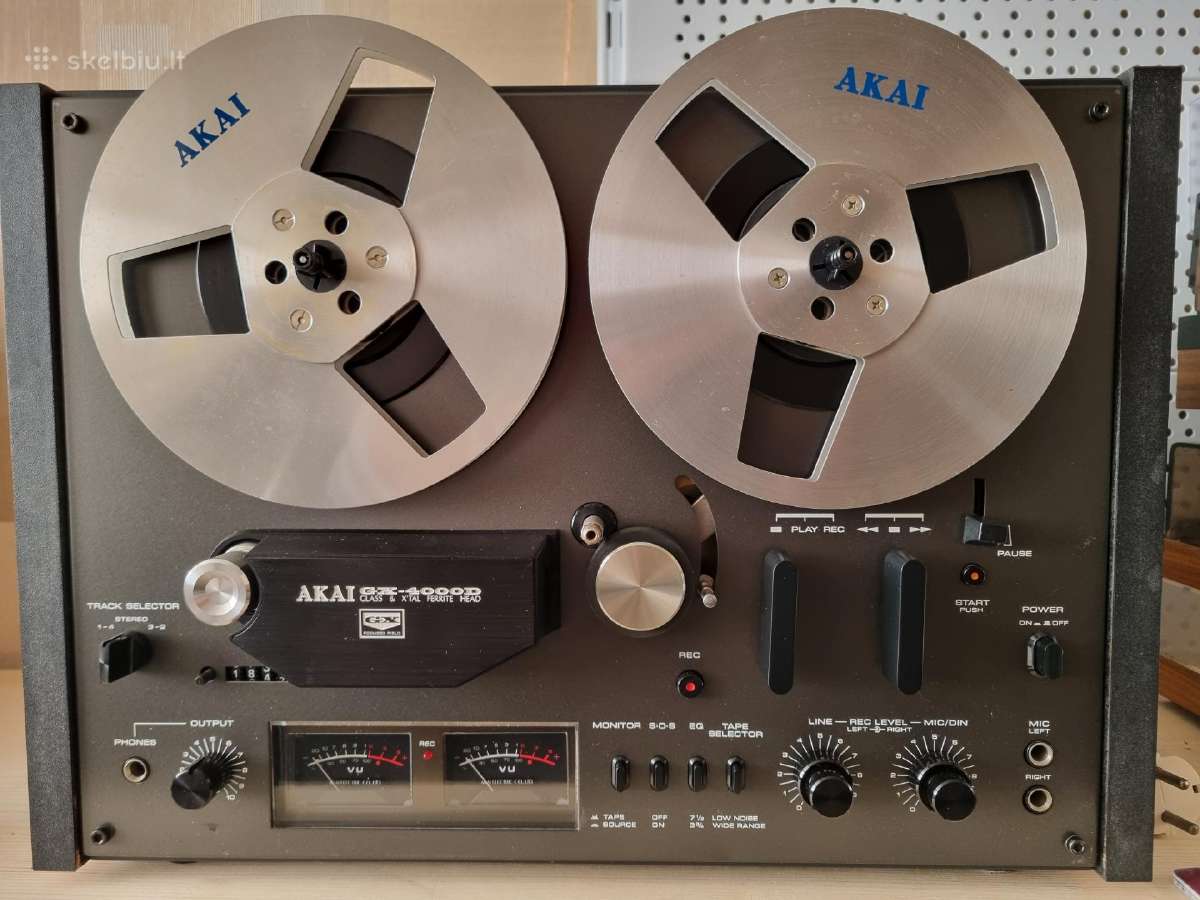 Juostinis magnetofonas Akai GX-4000d Black edition