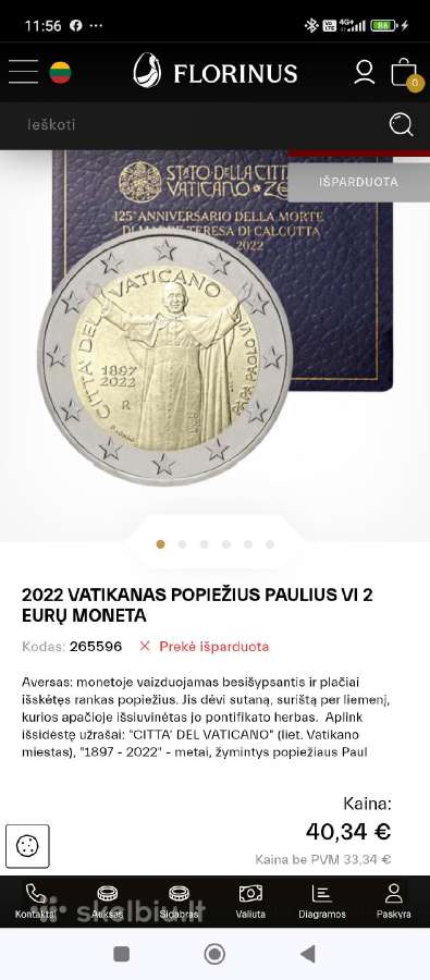 Vatikanas 2 eurai - nuotraukos Nr. 6