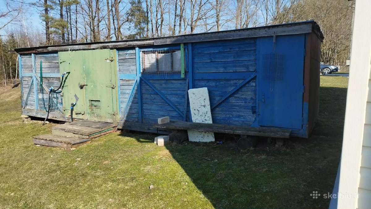 Statybinis vagonėlis ir geležinės sijos (bėgiai) - nuotraukos Nr. 4