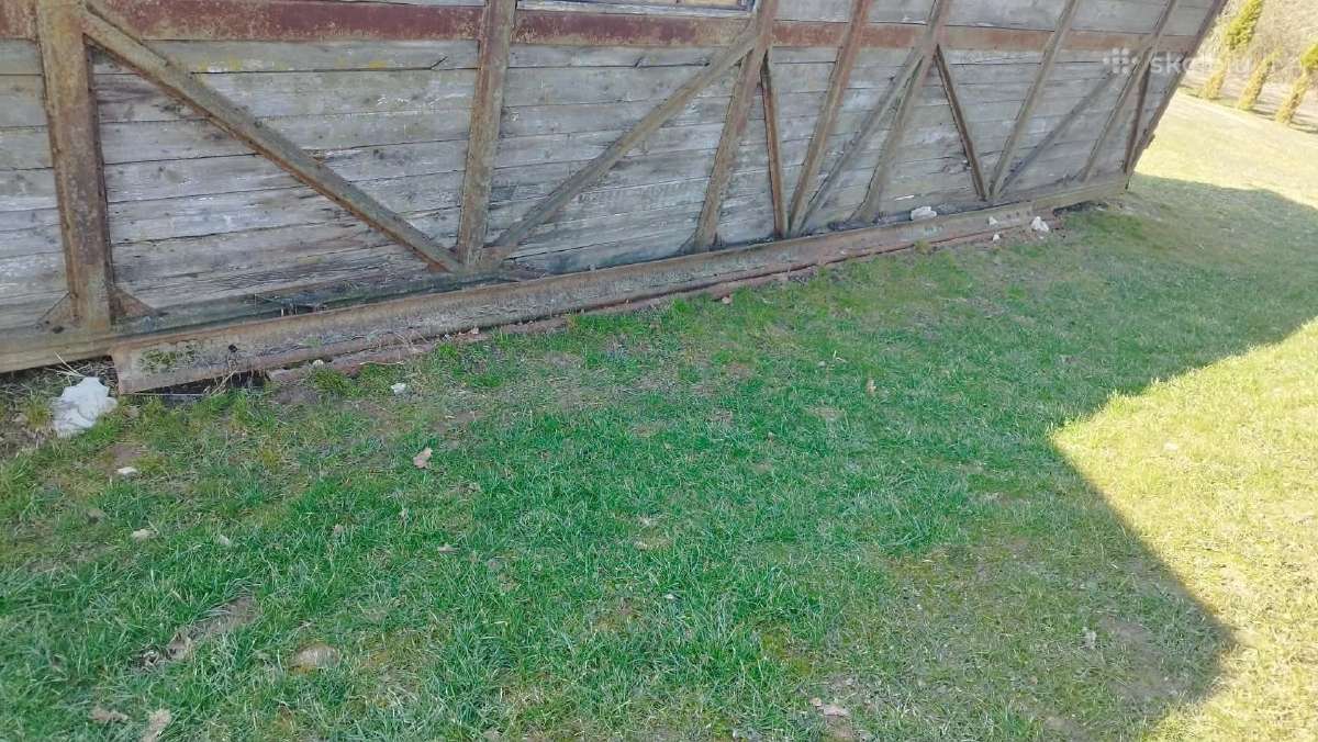 Statybinis vagonėlis ir geležinės sijos (bėgiai) - nuotraukos Nr. 5