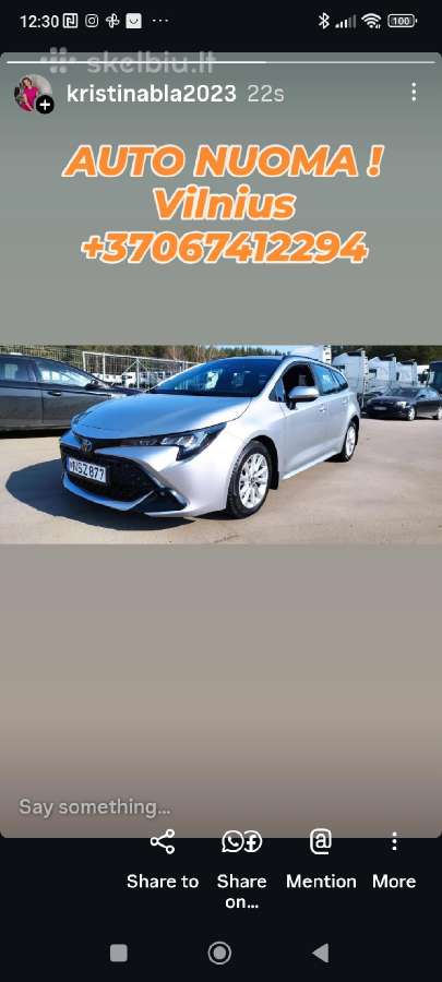 Automobilių nuoma