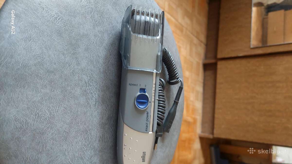 Kirpimo mašinėlė Braun pakraunama 10€