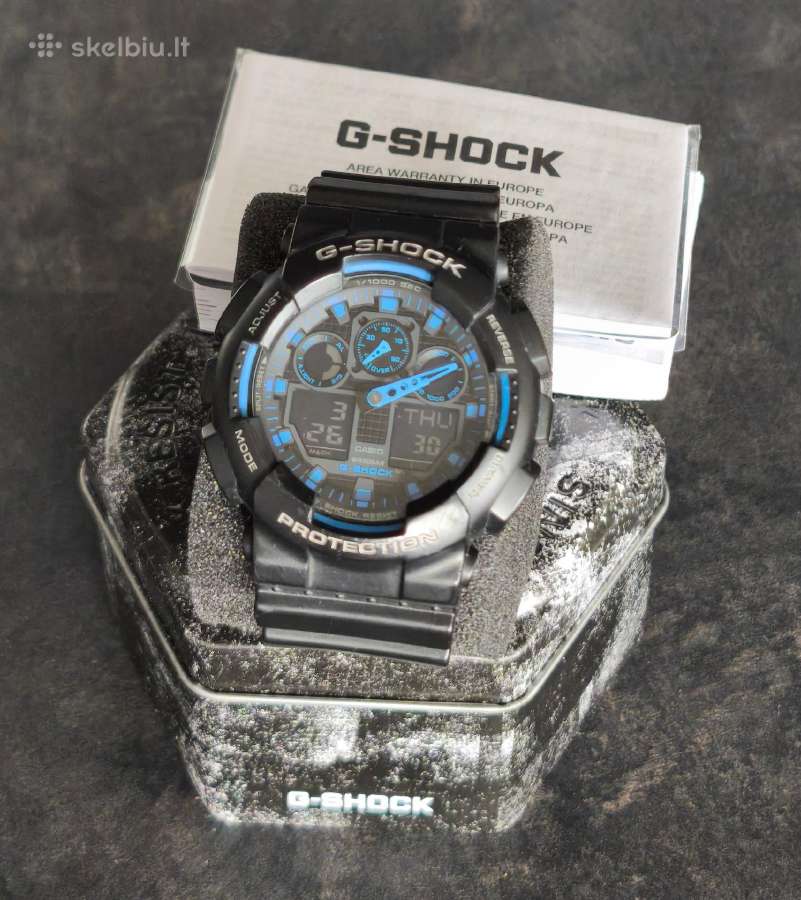 „Casio G-shock Ga-100-1a2er“ laikrodis