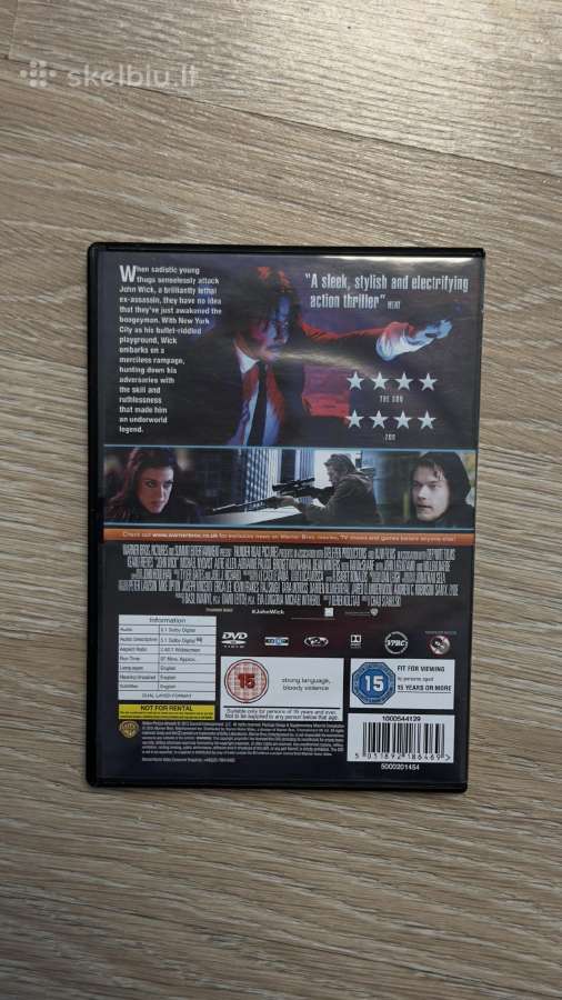 John Wick 1 Dvd - nuotraukos Nr. 2
