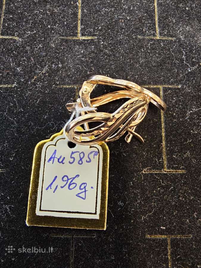 Auksiniai auskarai nuo 86eur. - nuotraukos Nr. 21