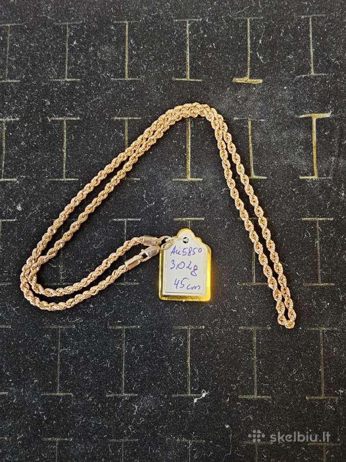 Auksinės grandinėlės nuo 166eur. - nuotraukos Nr. 20