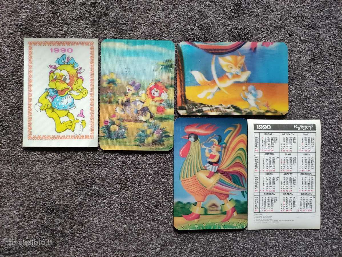 Stereo kalendoriukai (1972 -2013m.) - nuotraukos Nr. 30