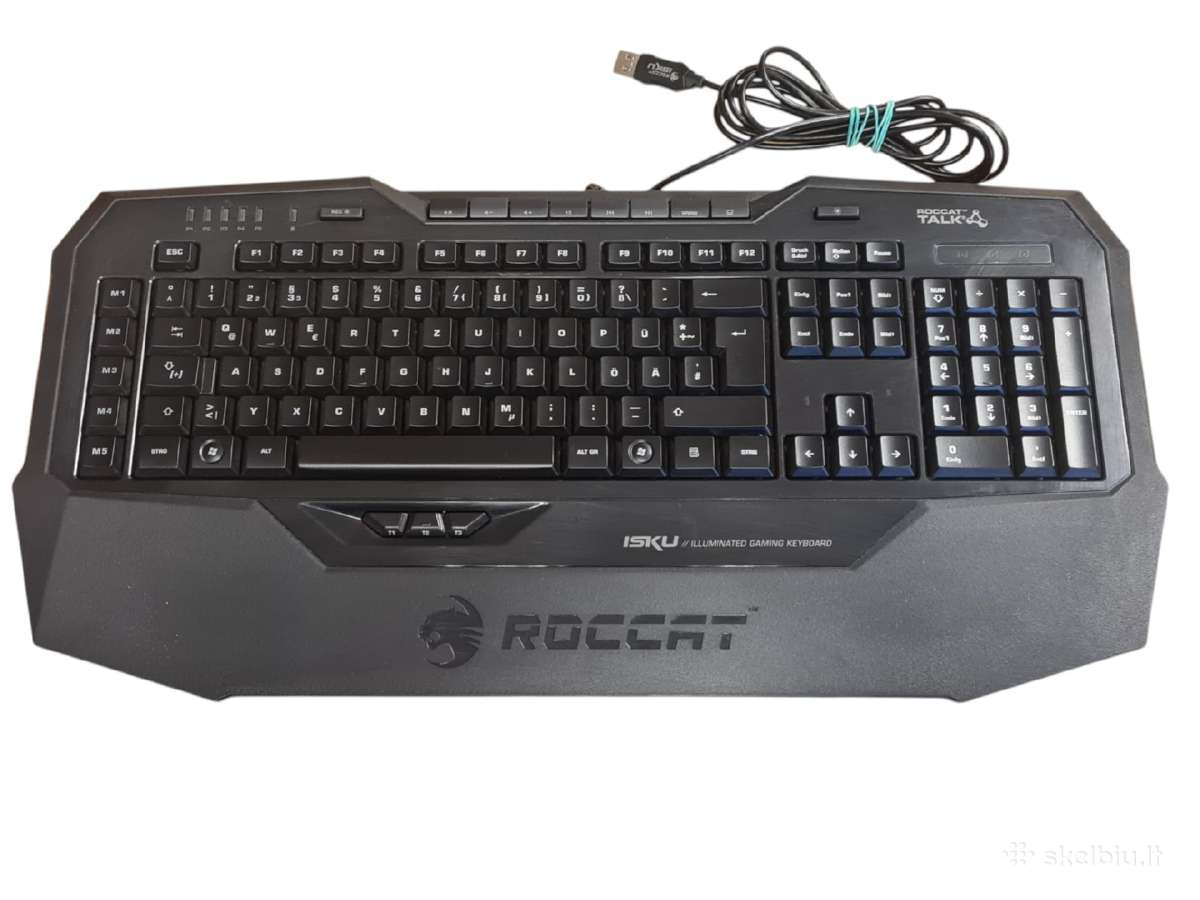 Roccat Isku Roc-12-720 Illuminated Gaming Keyboard - nuotraukos Nr. 2