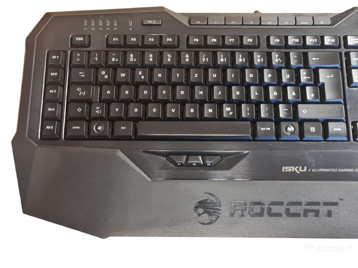 Roccat Isku Roc-12-720 Illuminated Gaming Keyboard - nuotraukos Nr. 3