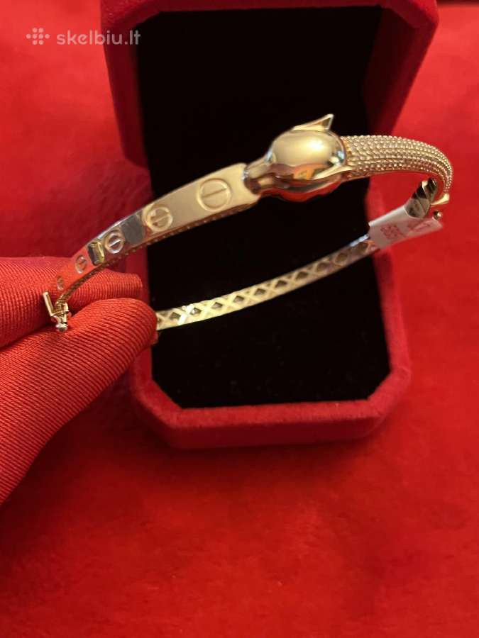 Prabangus išskirtinis auksinis Cartier Gepard žied - nuotraukos Nr. 24