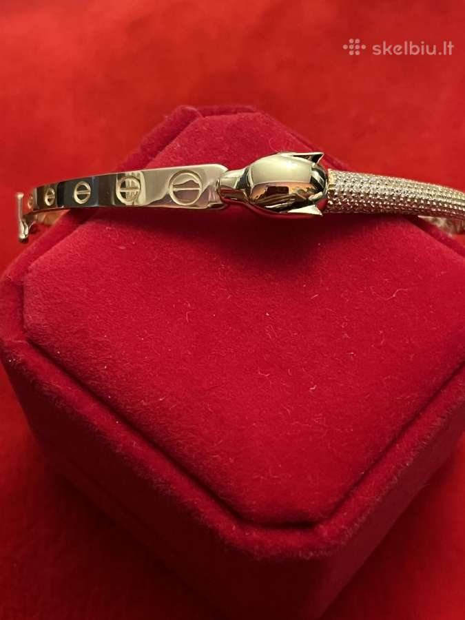 Prabangus išskirtinis auksinis Cartier Gepard žied - nuotraukos Nr. 23