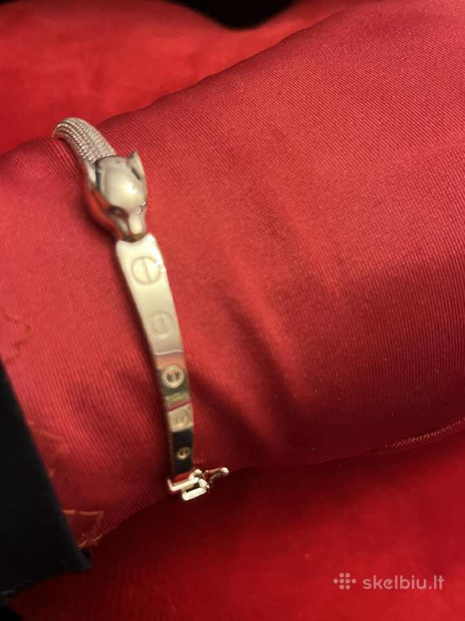 Prabangus išskirtinis auksinis Cartier Gepard žied - nuotraukos Nr. 32