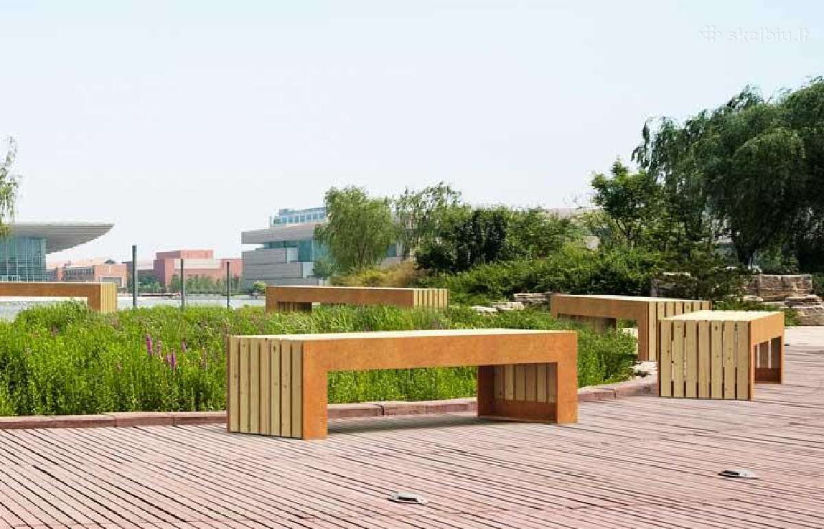 Corten metalo gaminiai, corten vazonai,suolai. - nuotraukos Nr. 2