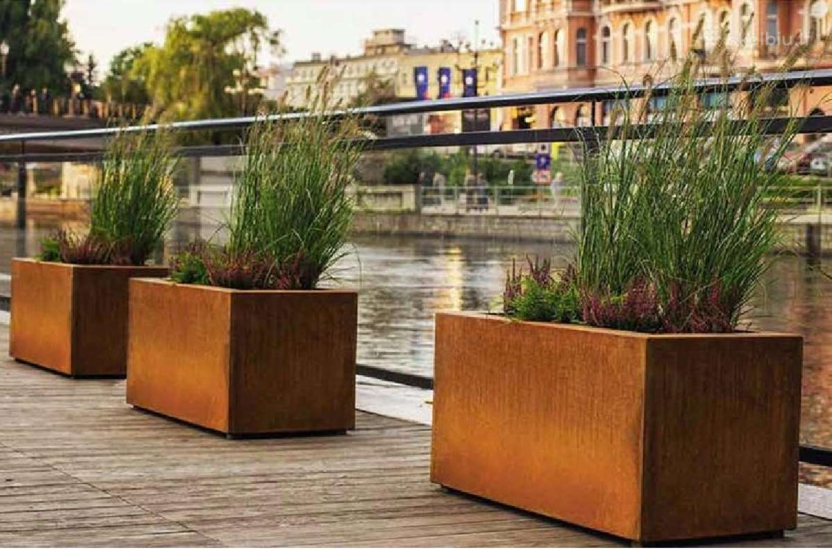 Corten metalo gaminiai, corten vazonai,suolai. - nuotraukos Nr. 5