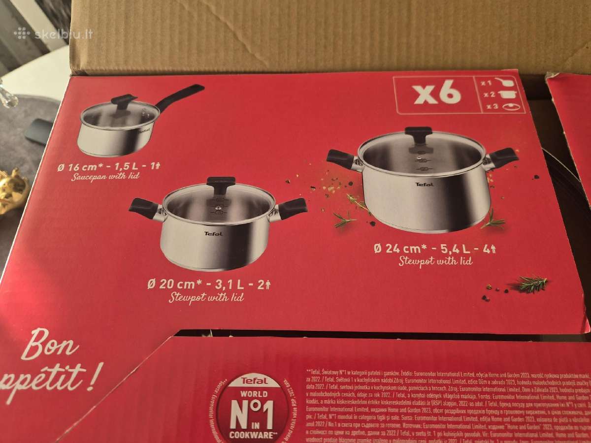 Tefal puodu rinkinys - nuotraukos Nr. 2