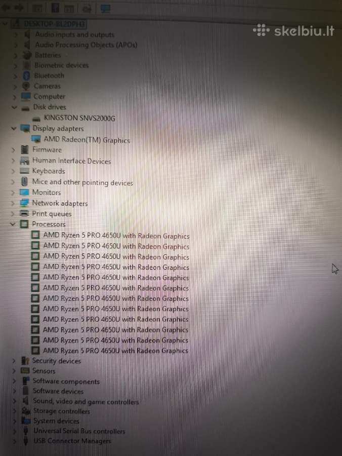 14.0 Fhd Ips Ryzen 5 4650u 32gb 256gb SSD 28% - nuotraukos Nr. 5