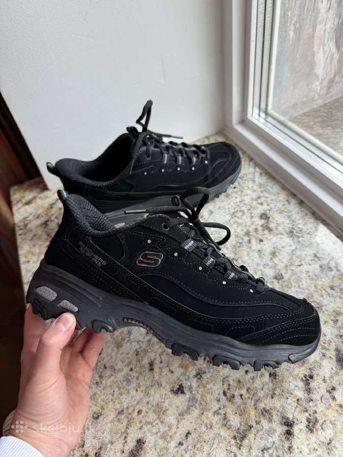 Sketchers juodi moteriški kedai