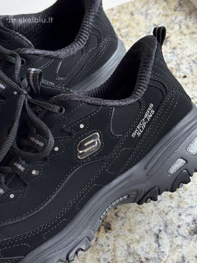 Sketchers juodi moteriški kedai - nuotraukos Nr. 6