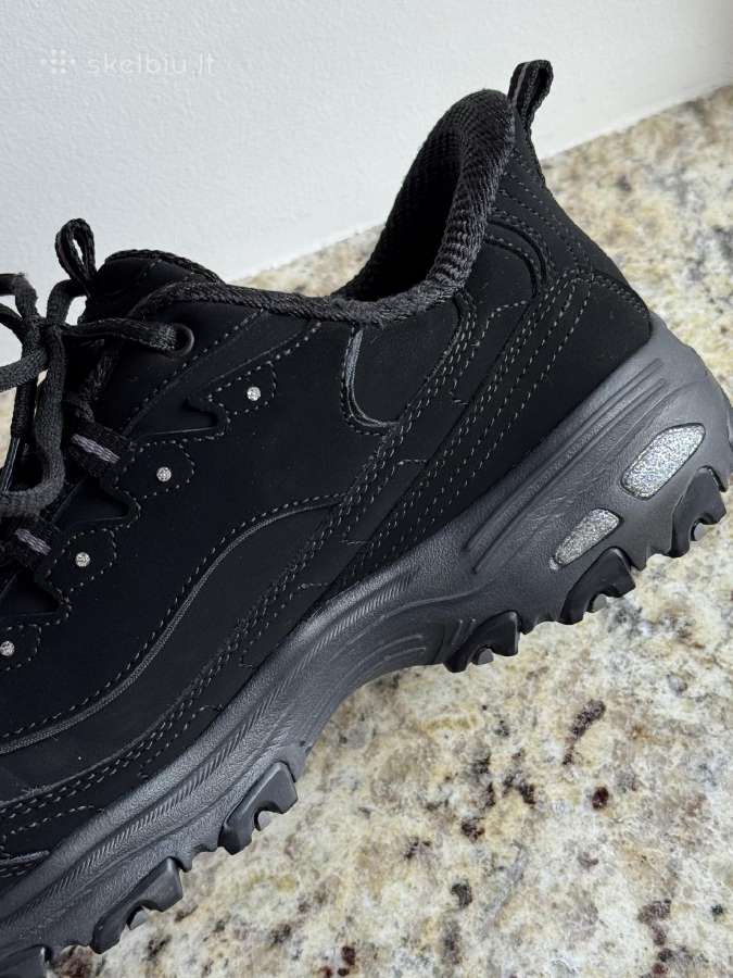Sketchers juodi moteriški kedai - nuotraukos Nr. 7
