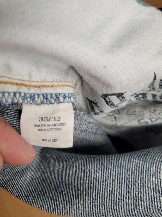 Džinsai ,Ralph Lauren Polo" 35/32 d. - nuotraukos Nr. 3