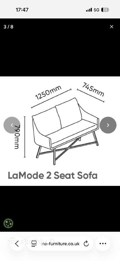 Kettler la mode lauko baldu komplektas - nuotraukos Nr. 7