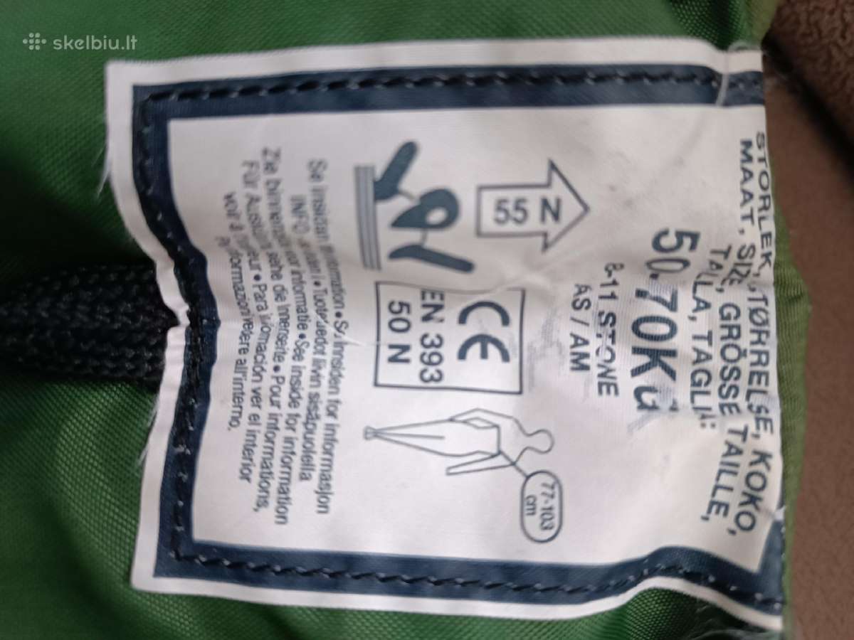 Gelbėjimo liemenė, 50/70 kg. - nuotraukos Nr. 7