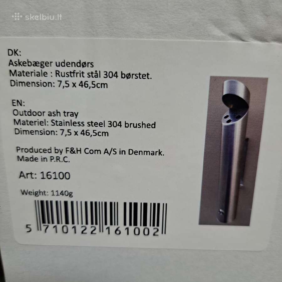 Nauja lauko,terasos peleninė iš nerūdij.plieno - nuotraukos Nr. 6