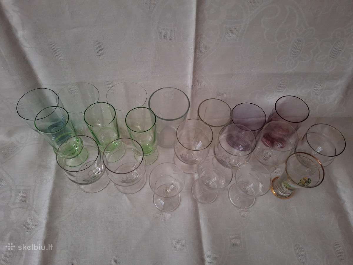 Stiklinės ,stikliukai, taurės , 20 vnt - nuotraukos Nr. 2