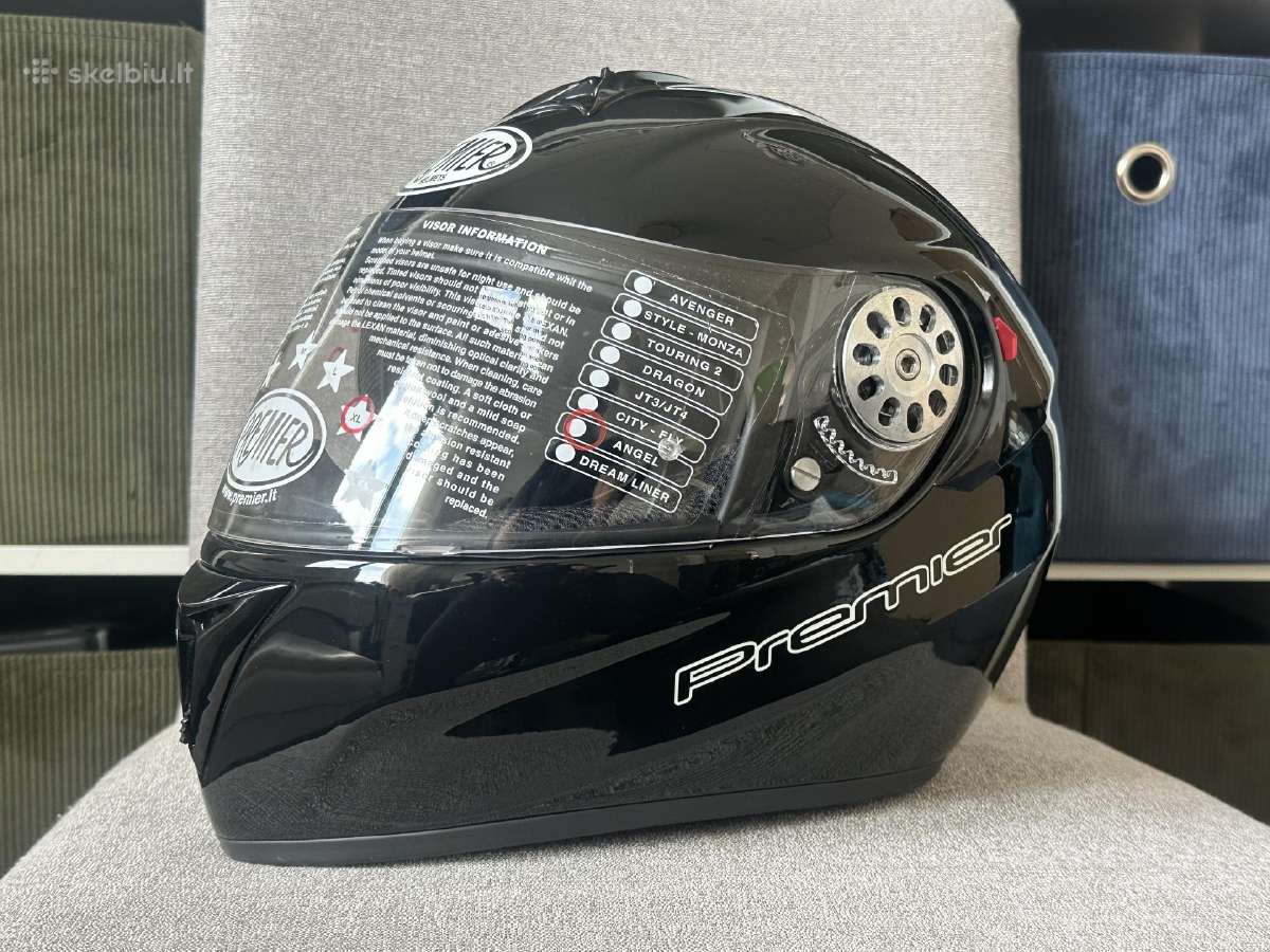 Motociklo šalmas Premier full-face XL – 55€