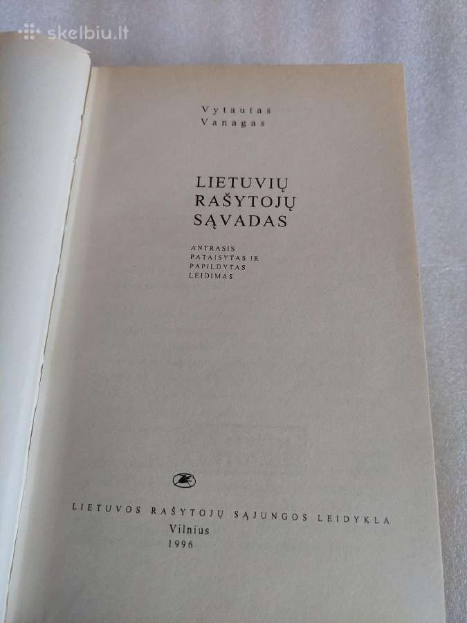 Lietuvių rašytojų sąvadas - nuotraukos Nr. 2