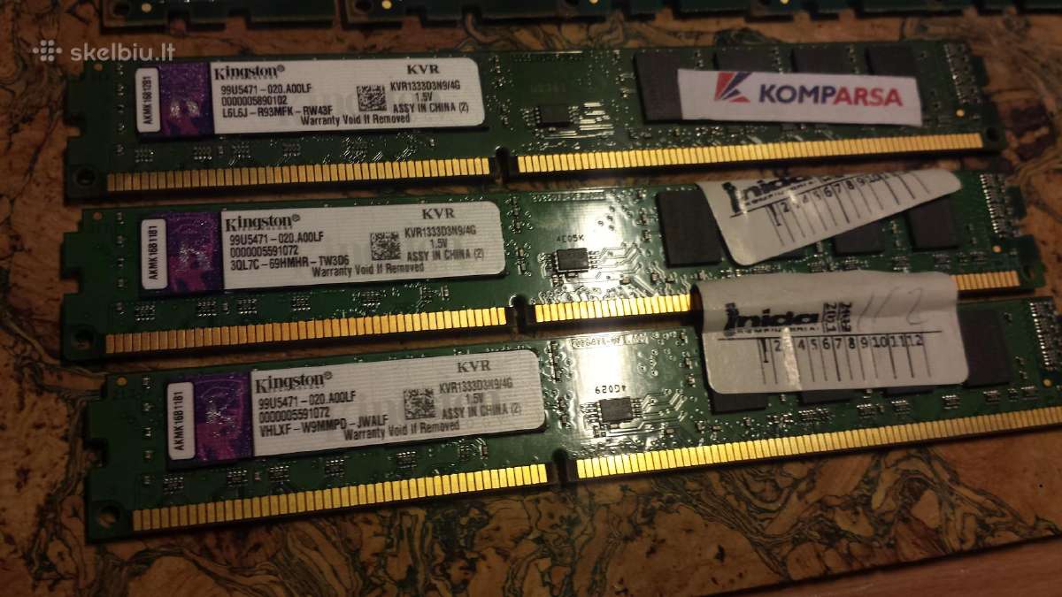 Ddr3 4gb, ddr3l 8gb stacionariems - nuotraukos Nr. 5