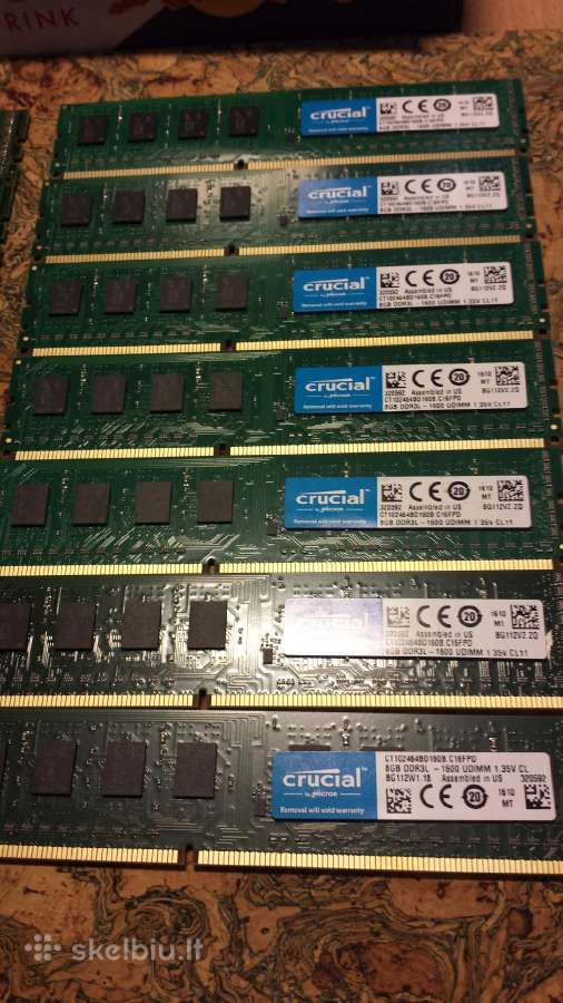 Ddr3 4gb, ddr3l 8gb stacionariems - nuotraukos Nr. 6