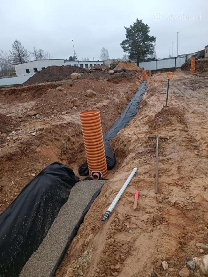 Betonavimas,poliniai pamatai, inžineriniai tinklai - nuotraukos Nr. 17