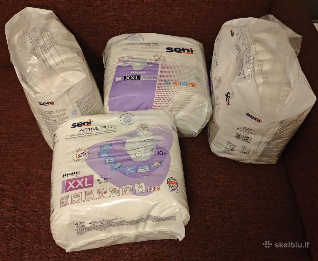 Seni sauskelnės kelnaitės Active Plus, XXL dydis - nuotraukos Nr. 3