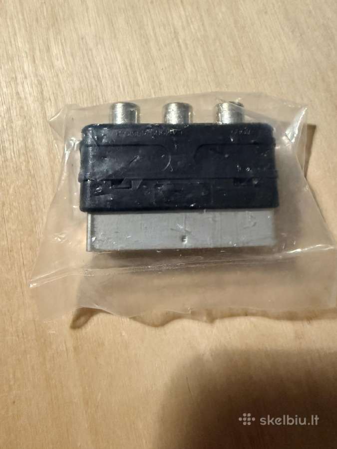 Perėjimas scart tulpės adapteris