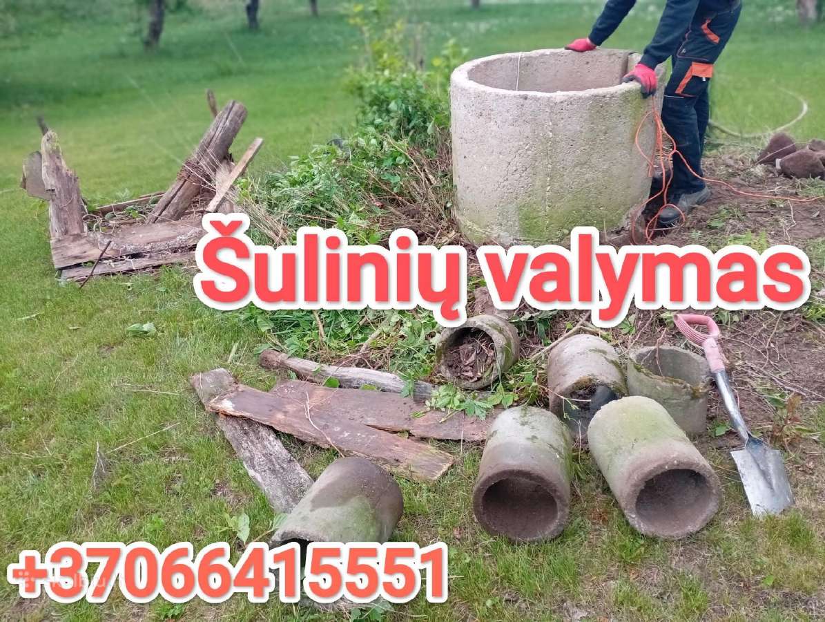 Šulinių valymas, kasimas,priežiūra - nuotraukos Nr. 5