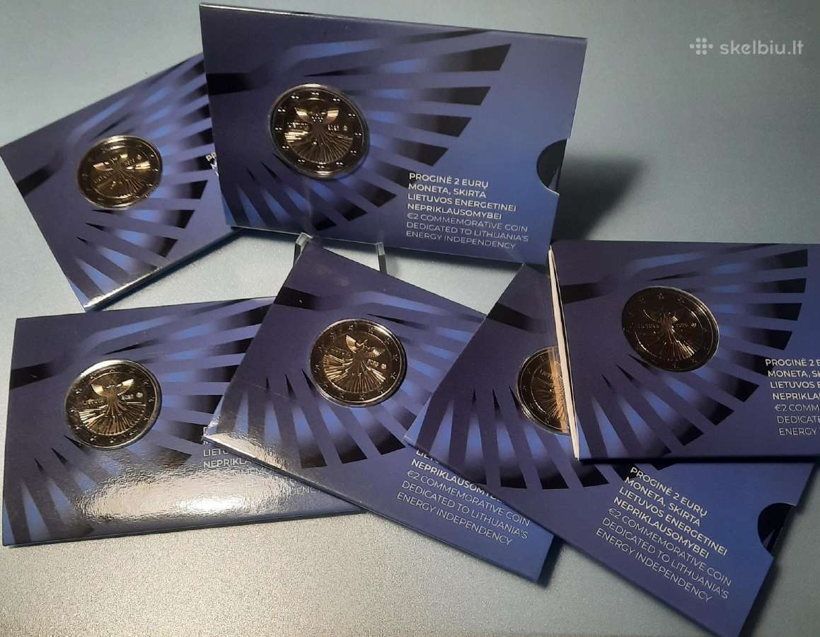 Lietuva, 2 eur moneta.energetinė nepriklausomybė. - nuotraukos Nr. 4