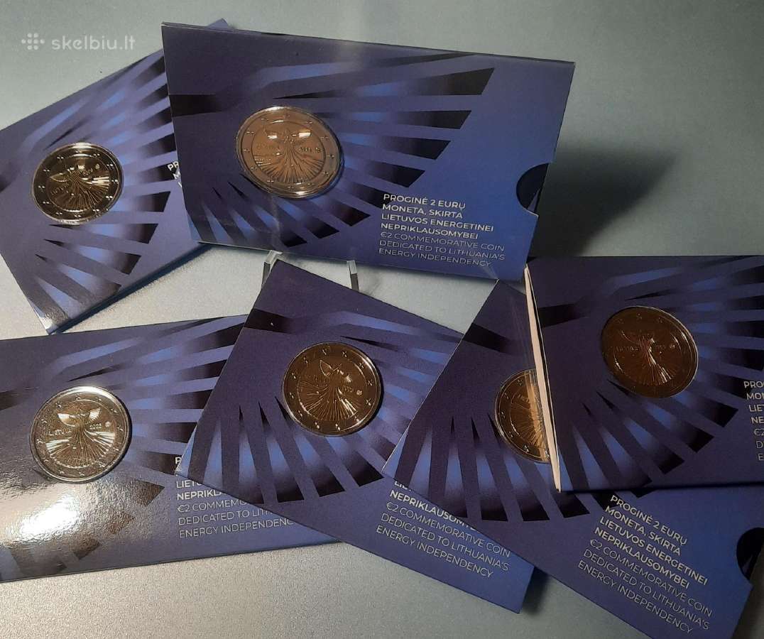 Lietuva, 2 eur moneta.energetinė nepriklausomybė.