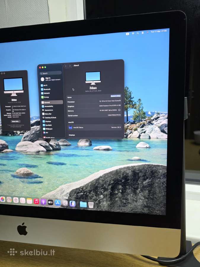 Apple iMac A2115 2020 metų, 27" 5k LED 16gb A1419 - nuotraukos Nr. 6