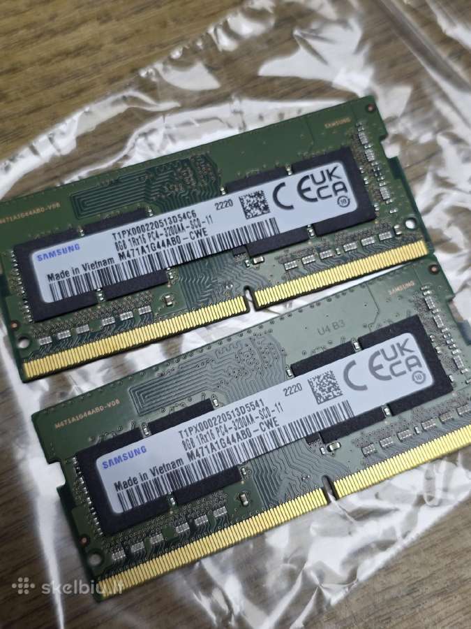 8gb Ddr3 Ddr4 Nesiojamo Kompiuterio Ramai SSD M.2 - nuotraukos Nr. 3