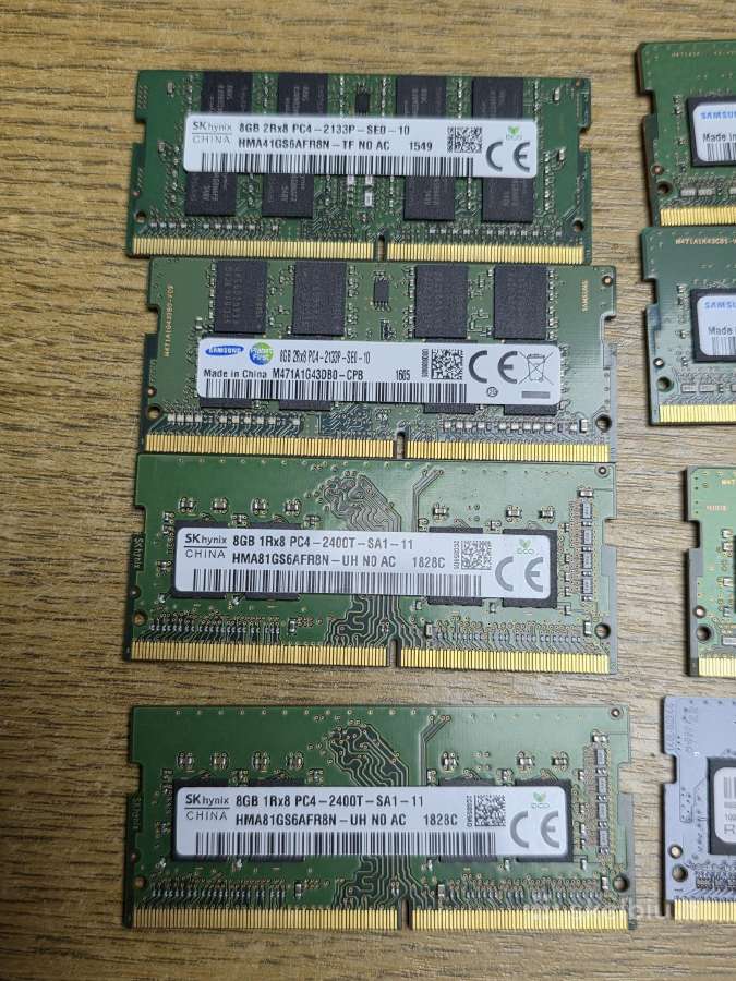 8gb Ddr3 Ddr4 Nesiojamo Kompiuterio Ramai SSD M.2 - nuotraukos Nr. 5
