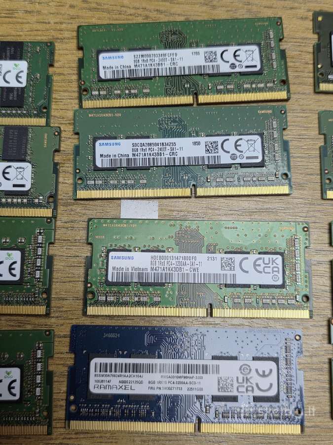 8gb Ddr3 Ddr4 Nesiojamo Kompiuterio Ramai SSD M.2 - nuotraukos Nr. 6