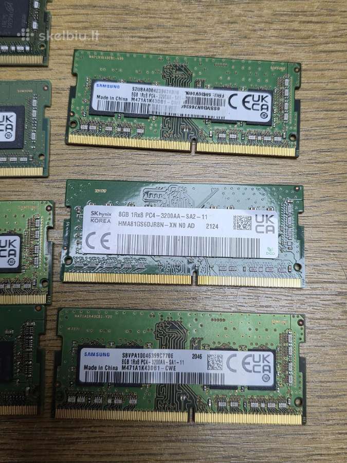 8gb Ddr3 Ddr4 Nesiojamo Kompiuterio Ramai SSD M.2 - nuotraukos Nr. 8
